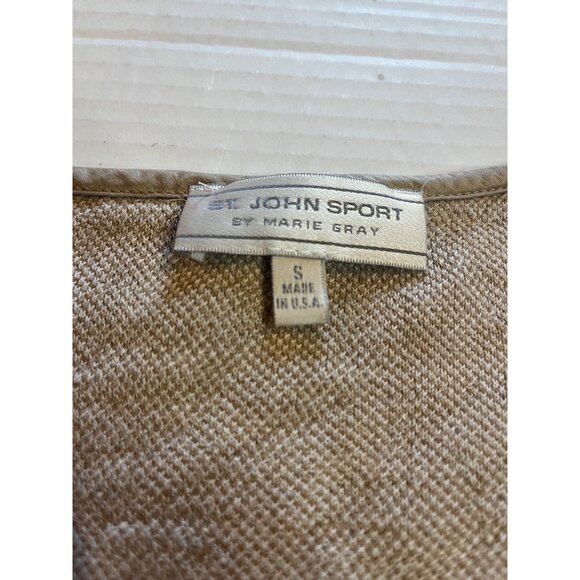 VTG-women’s St. John Sport By Marie Gray Sleeveless Knit Tank Top S Made In USA - Picture 3 of 7
